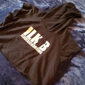 iLoveKickboxing cropped hoodie